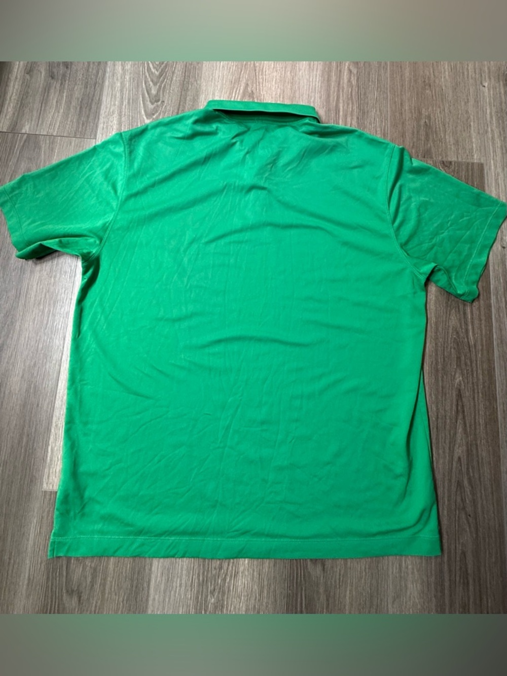 Nike Golf Green Polo & Navy/Green Stripe Polo Set Short Sleeve XL Dri Fit - Picture 7 of 11